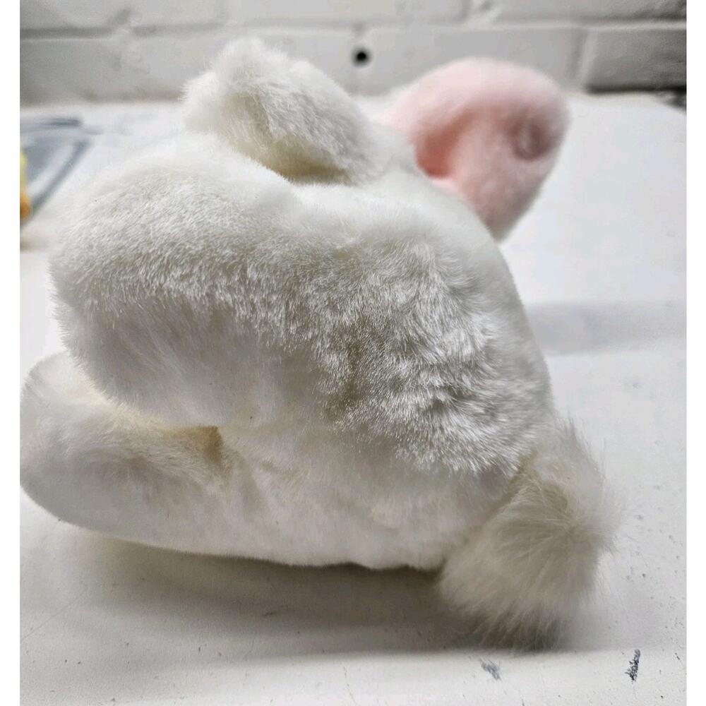 Gund 1982 Bunny White Pink Floppy Ears Easter Gift Vintage 6” Inches - Picture 6 of 6